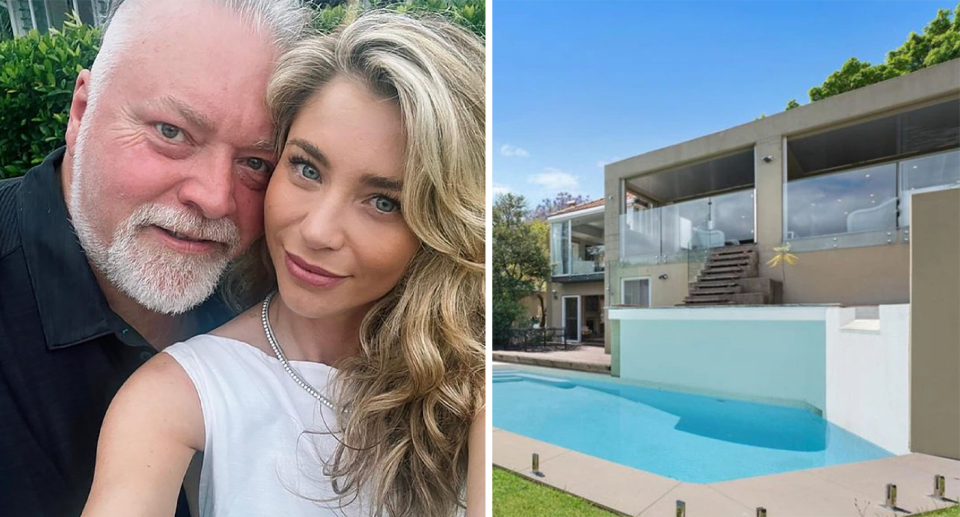 Kyle Sandilands and his wife Tegan Kynaston / their Vaucluse mansion.