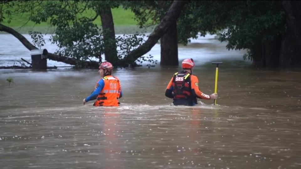 NSW SES crews have responded to hundreds of call outs in the northern rivers region in the past 24-hours. Picture: NSW SES