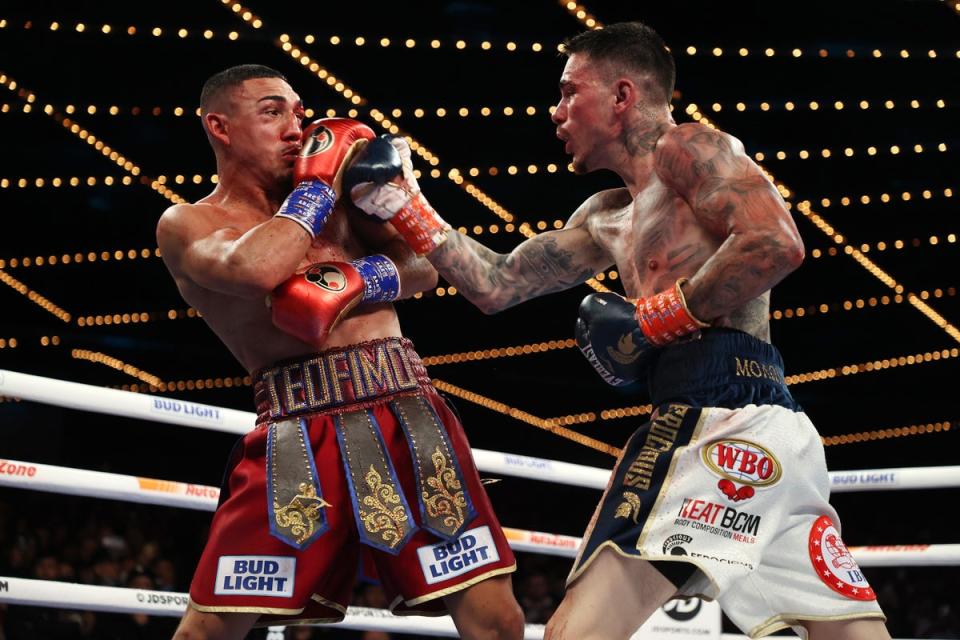 Kambosos Jr during his win against Teofimo Lopez (Getty Images)