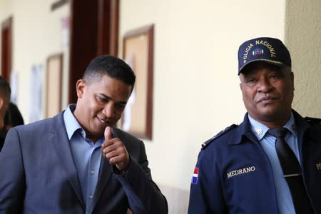 Former MLB player Dotel is released on bail by the court in Santo Domingo