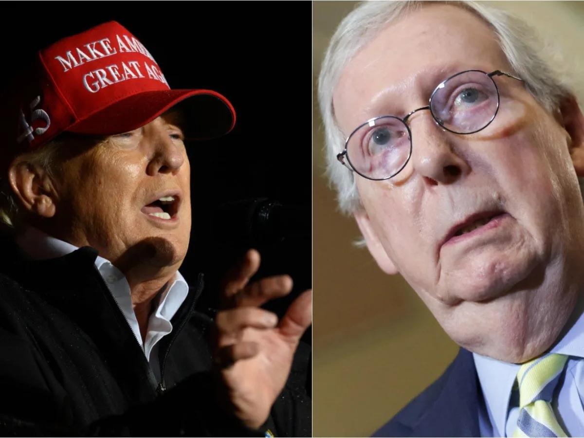Trump calls Mitch McConnell an 'old broken down crow,' saying he only stopped sh..