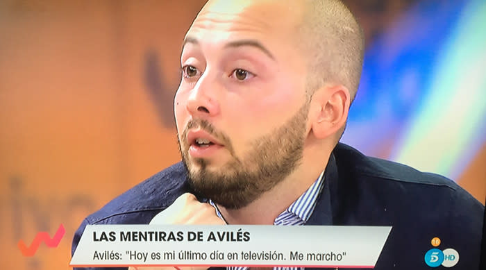 Nadie se cree que Avilés vaya a dejar la televisión.