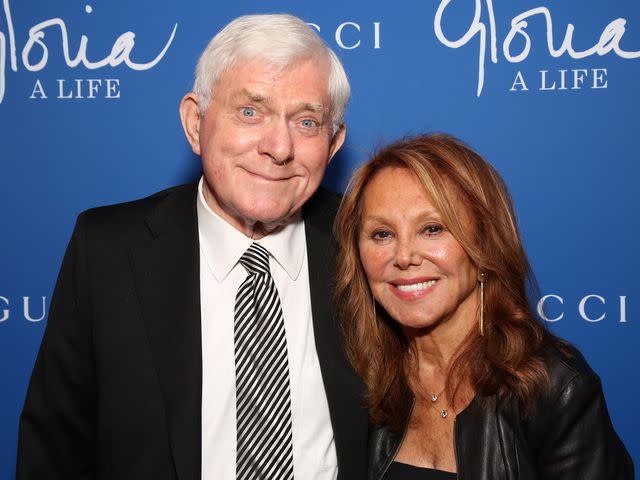 Walter McBride/Getty Phil Donahue and Marlo Thomas at an after party for "Gloria: A Life" on October 18, 2018 at the Gramercy Park Hotel in New York City