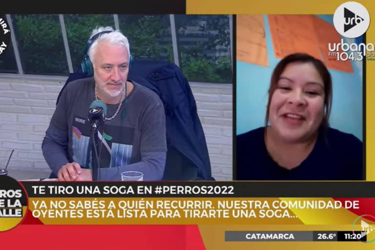 Lorena habló con Andy Kusnetzoff y el equipo de Perros de la calle en los primeros días de agosto