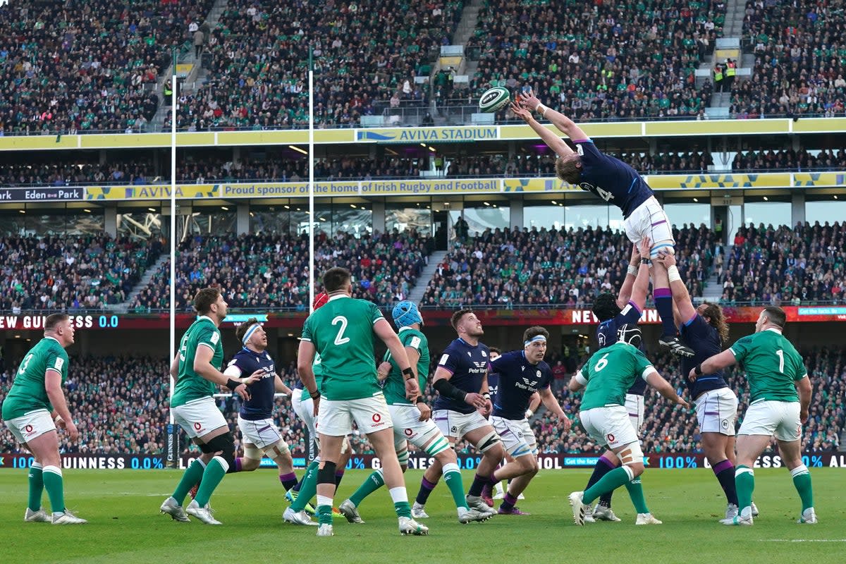 Scotland face Ireland on Sunday (Brian Lawless/PA) (PA Archive)