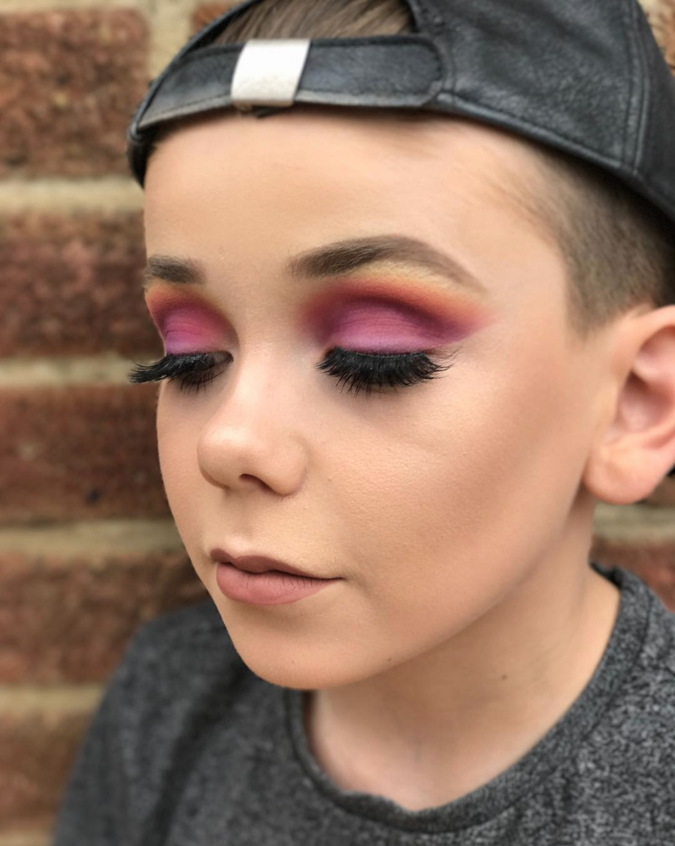 Ten-year-old Jack Bennett is carving out a name for himself in beauty circles for his makeup work. (Photo: Instagram/makeuupbyjack)