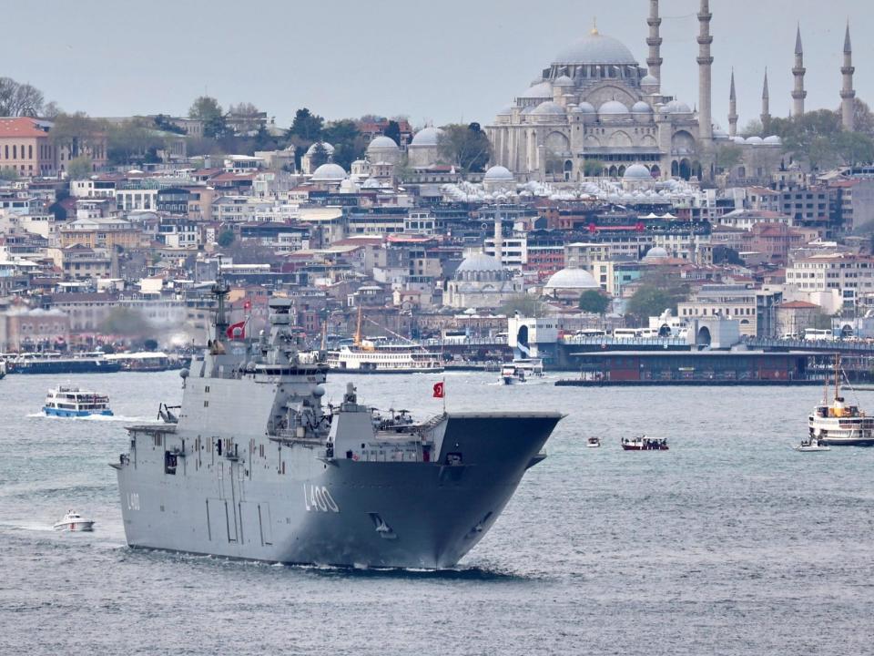 Turkey amphibious assault ship TCG Anadolu