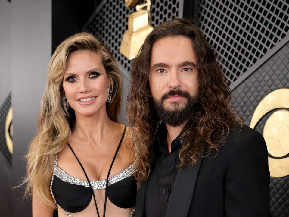 Heidi Klum at the Grammy Awards with husband Tom Kaulitz, who she married in 2019 (Getty Images for The Recording A)