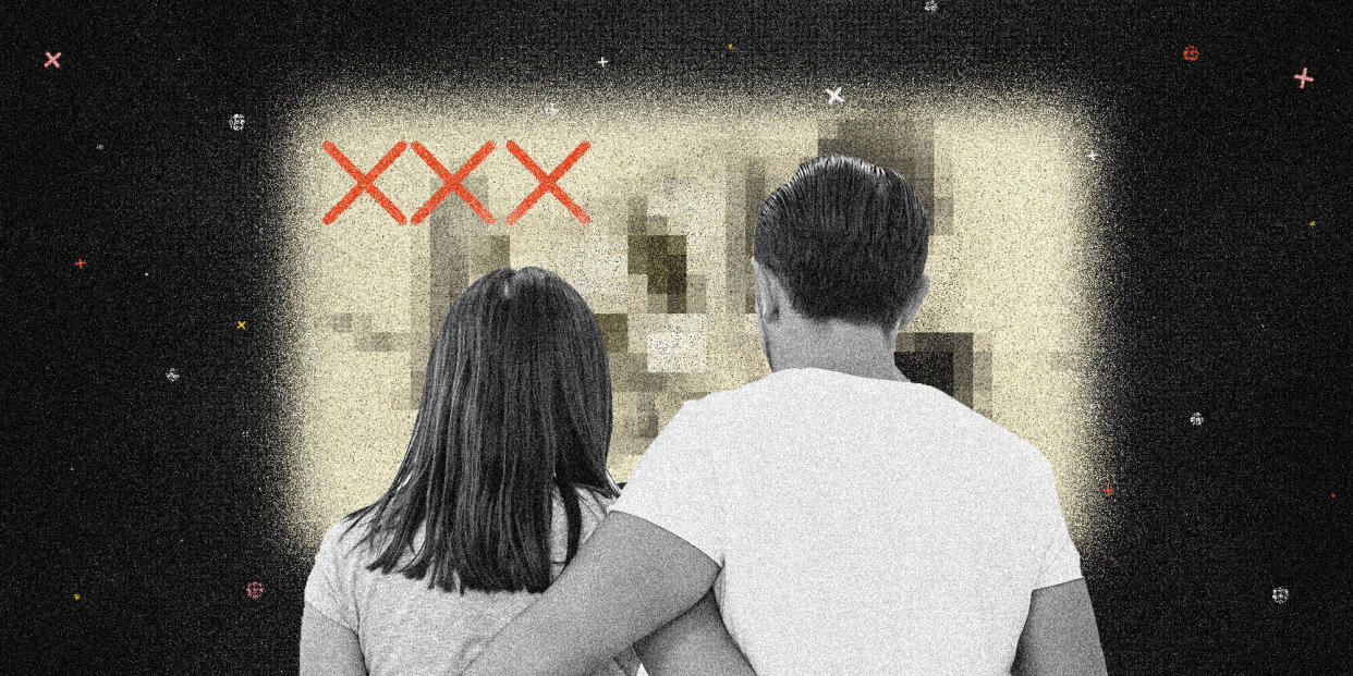 My husband and I thought we could get away on mute during a virtual quarantine sex party. Instead, I had to face one of my deepest shames. (Photo: Isabella Carapella/HuffPost)