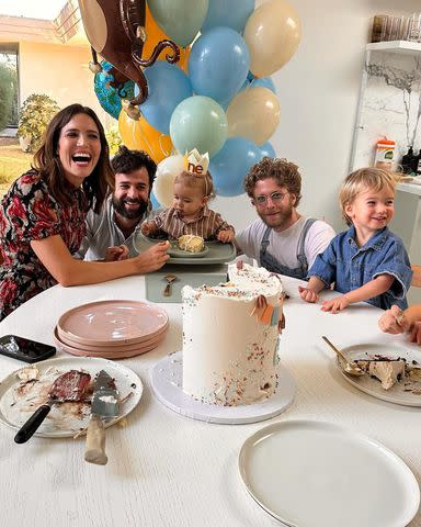 <p>Mandy Moore/Instagram</p> Mandy Moore shares photos celebrating son Ozzie's first birthday