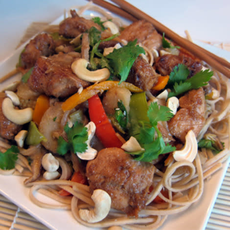 Oriental stir fry. 