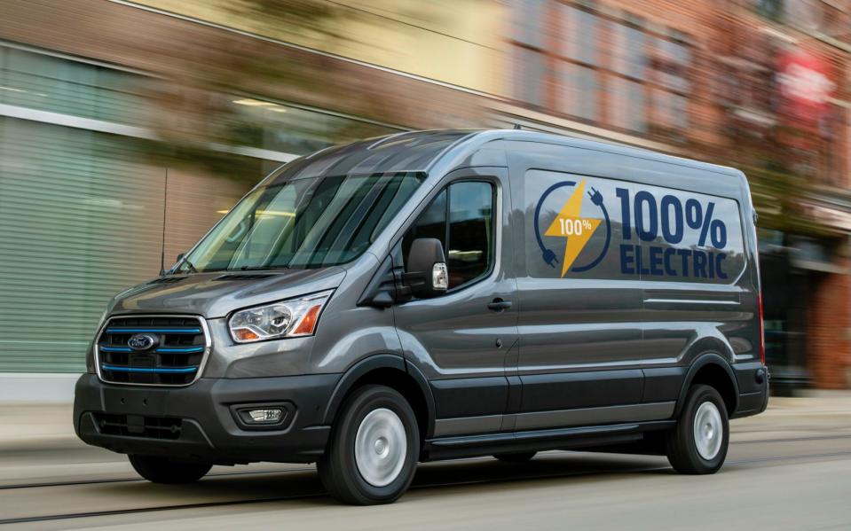 Ford e-Transit: feels an expensive transport solution