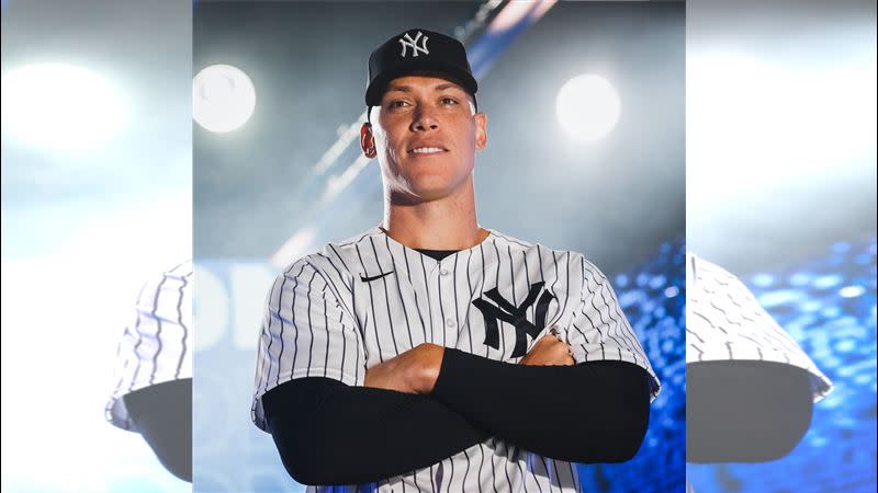 賈吉（Aaron Judge）談到季後賽。（圖／翻攝自X @yankees）