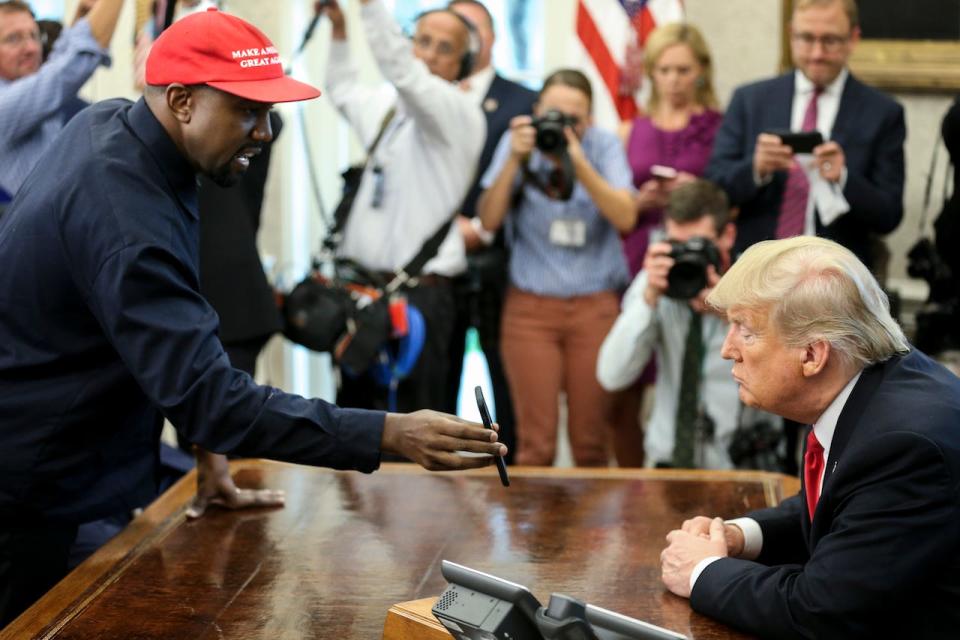 Kanye West at the White House