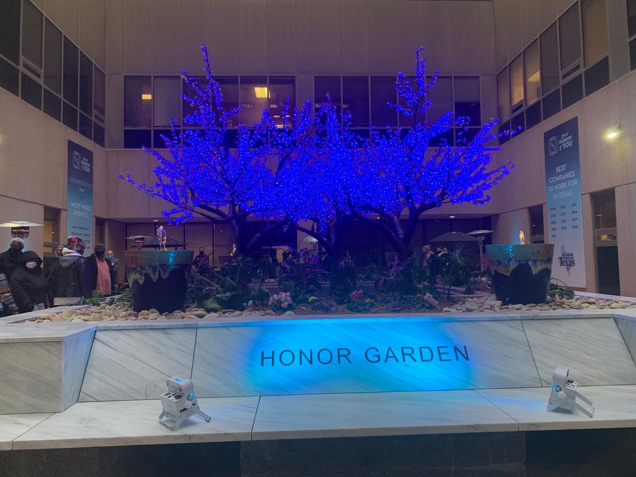 UMC Health System unveiled the UMC Honor Garden Thursday evening dedicated to forever honor those lost, those saved, and our staff who have cared for all throughout the COVID-19 pandemic.