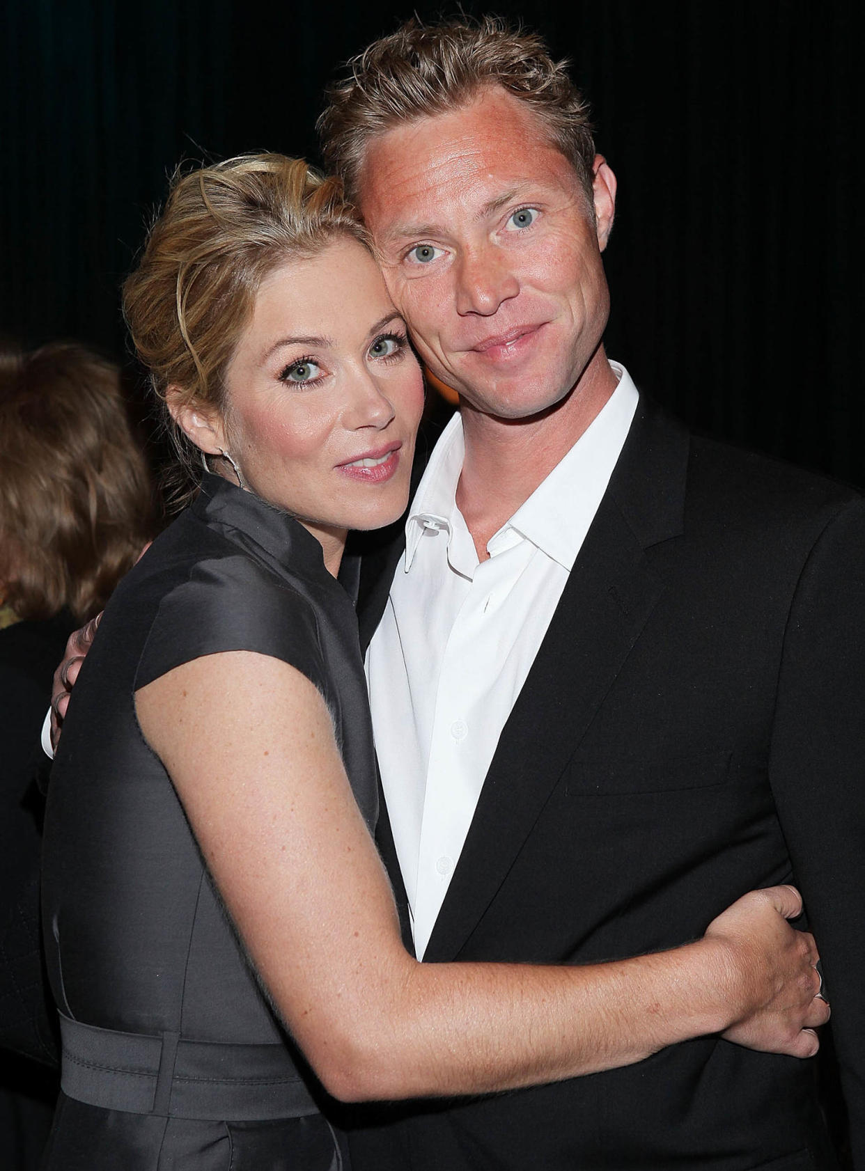 Christina Applegate and  Martin Lenoble (Vince Bucci / Getty Images)