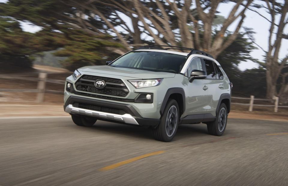 <p>The RAV4 somehow managed to pull off an increase through the first three months of 2020, but ended up with a slight decrease of 4 percent once all the numbers were tallied. It was still the best-selling non-pickup in the country by a wide margin.</p><p><a class="link " href="https://www.caranddriver.com/toyota/rav4" rel="nofollow noopener" target="_blank" data-ylk="slk:See More RAV4 Stuff;elm:context_link;itc:0;sec:content-canvas">See More RAV4 Stuff</a></p>