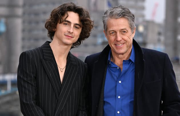 Wonka stars Timothée Chalamet and Hugh Grant