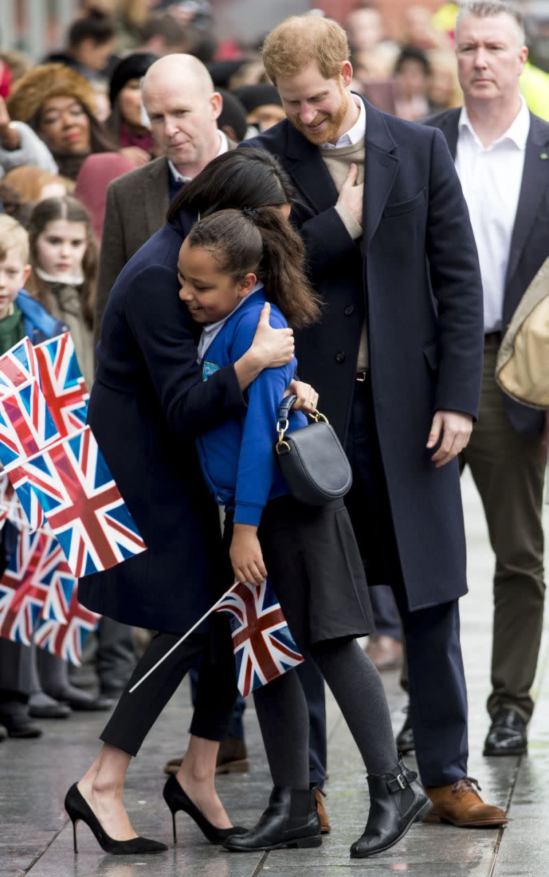 Meghan Markle a “exaucé le rêve” d’une jeune fille en lui donnant des conseils lors d’un évènement officiel [Photo: Getty]