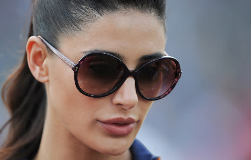 Bollywood Actress Nargis Fakhri looks on