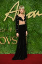 <p>Zendaya rocked a blonde pixie cut and sheer gown by Vivetta for the fashion ceremony. (Photo: Getty Images) </p>