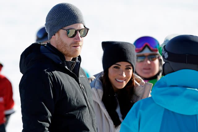 <p> Andrew Chin/Getty</p> Prince Harry and Meghan Markle
