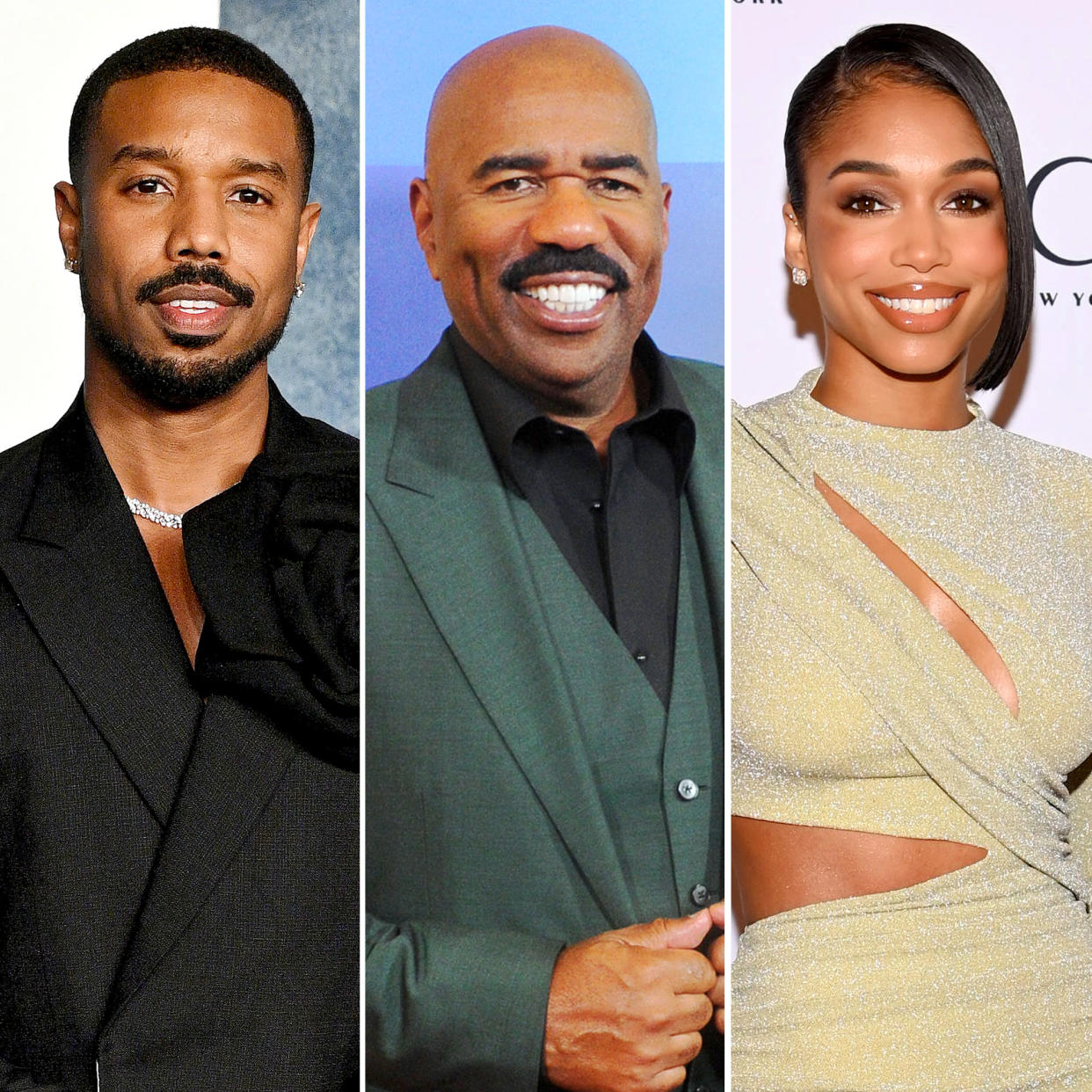 Michael B Jordan and Steve Harvey Reunite for a Friendly Hug Over a Year After Lori Harvey Breakup