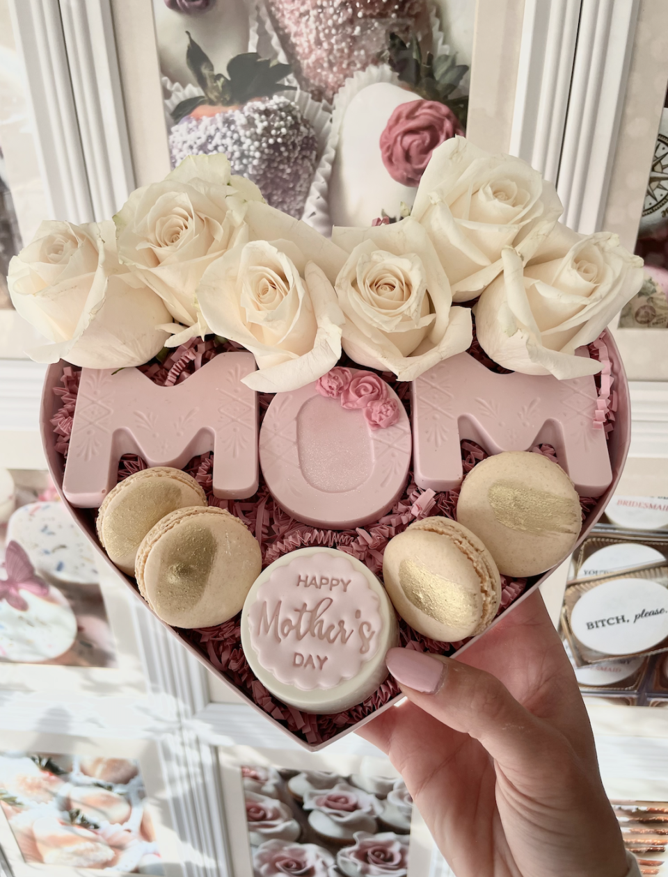 Trina's Treats has a box full of special treats for Mother's Day.