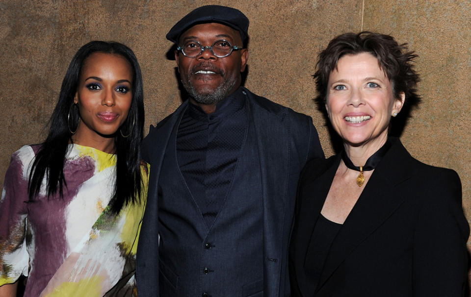 Mother and Child LA Premiere 2010 Kerry Washington Samuel L Jackson Annette Bening