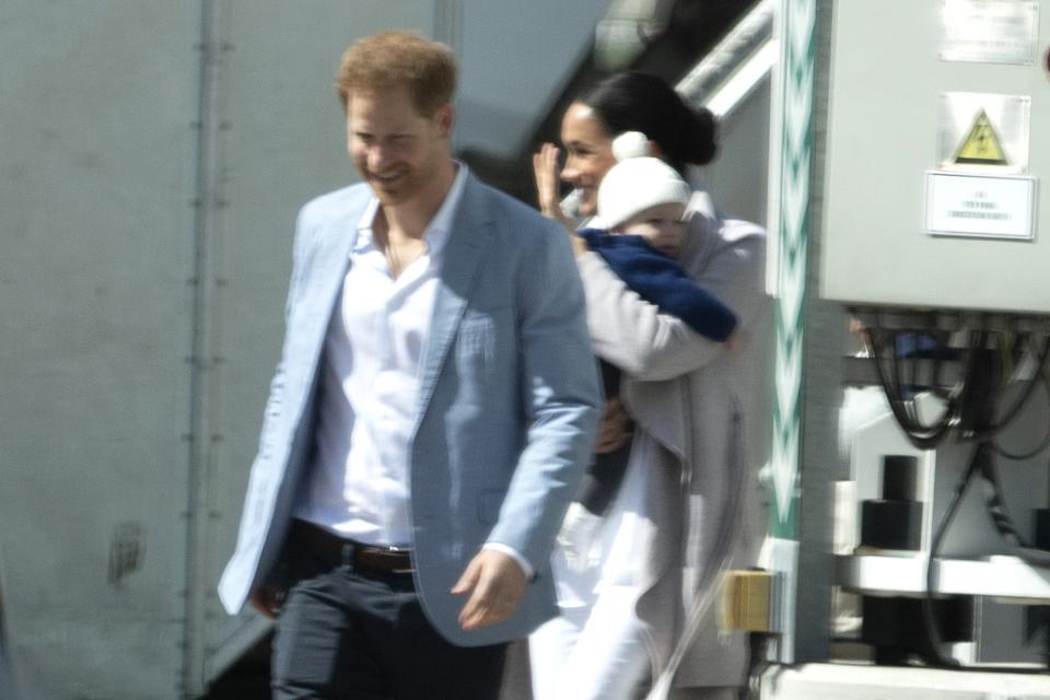 See How Meghan Markle Honored Princess Diana When She Arrived in South Africa with Baby Archie!