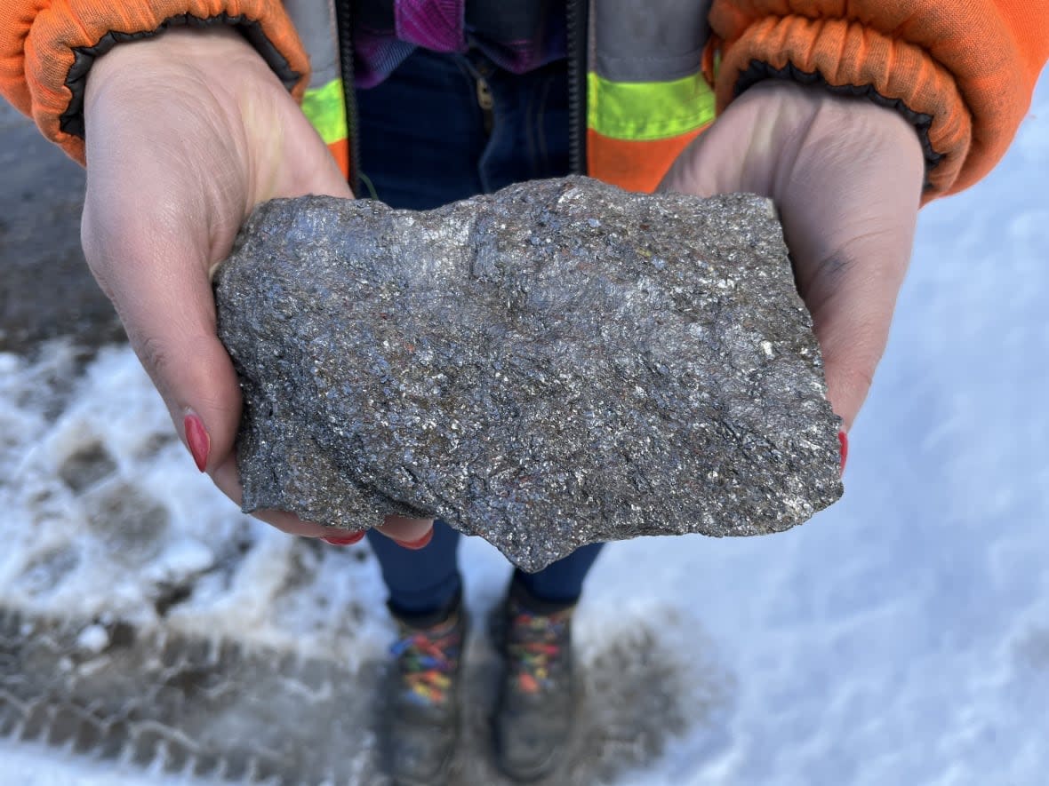 Graphite, used in products like electric vehicle batteries, is one of the critical minerals needed for a low-carbon economy. (Jennifer Chevalier/CBC - image credit)