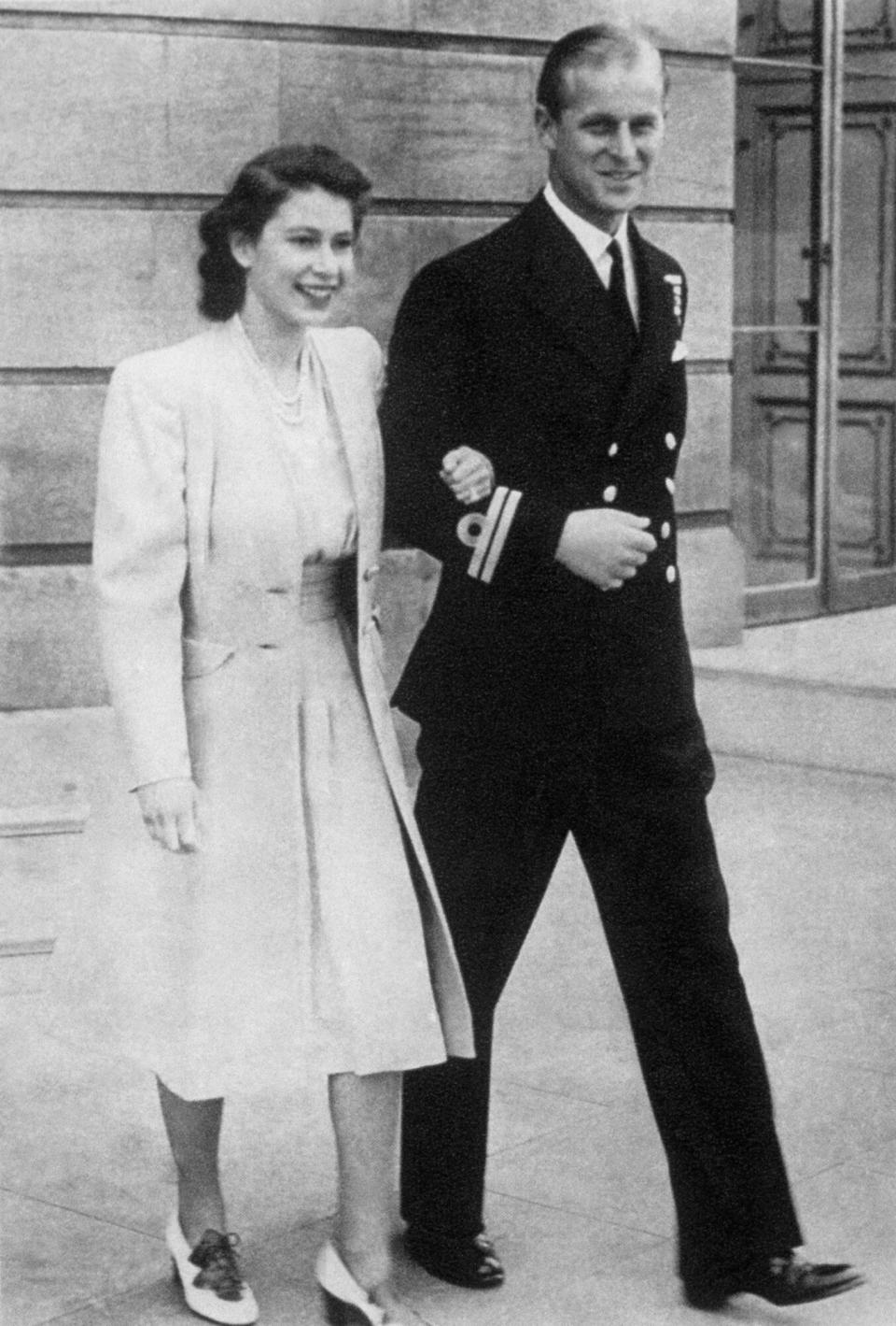 Princess Elizabeth and Phillip