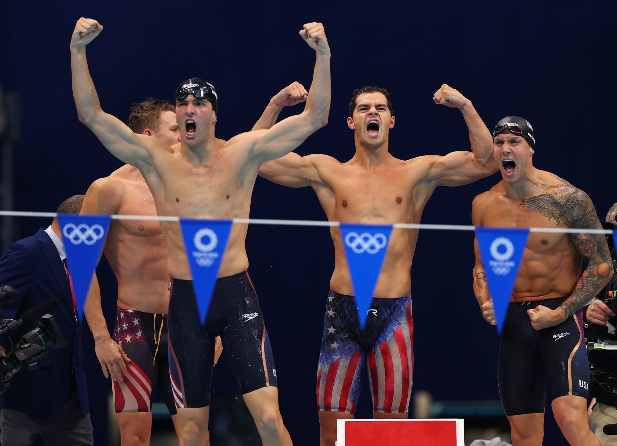 Image: Swimming - Men's 4 x 100m Medley Relay - Final (Marko Djurica / Reuters)