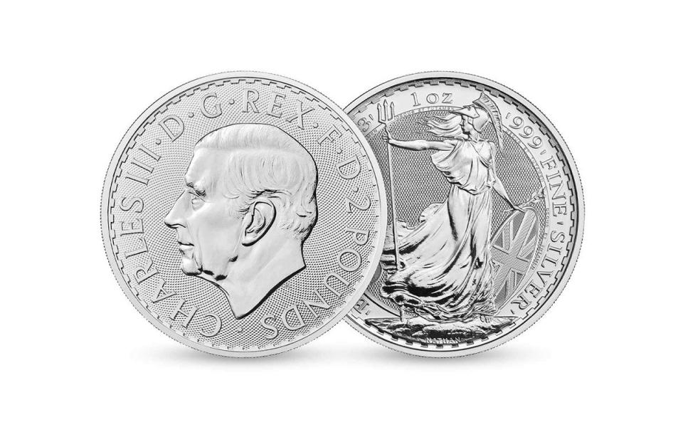 Royal Mint Britannia 2023 Silver Bullion Coin (King Charles III) best King Charles III Coronation Memorabilia