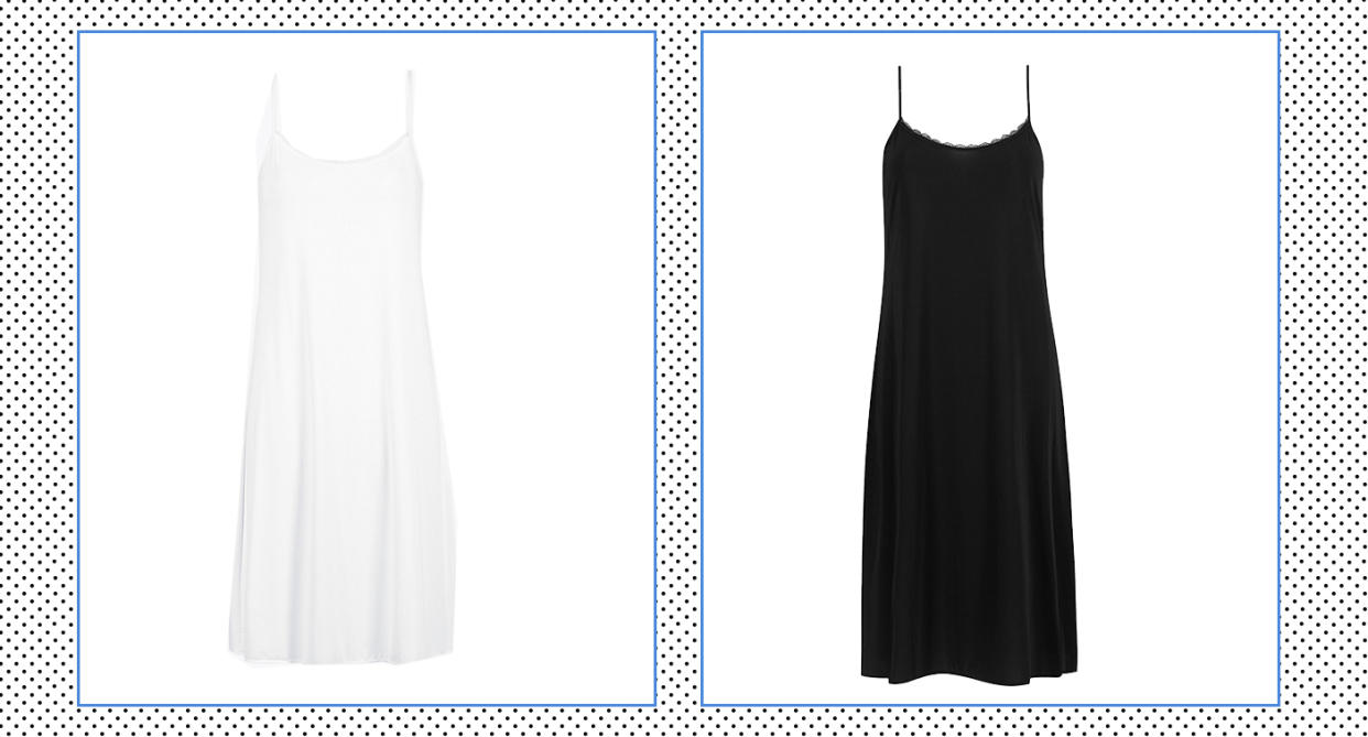 M&S is selling Cooling Slip dresses to wear under your summer dress this season - and it's our wardrobe essential.  (Yahoo Style)