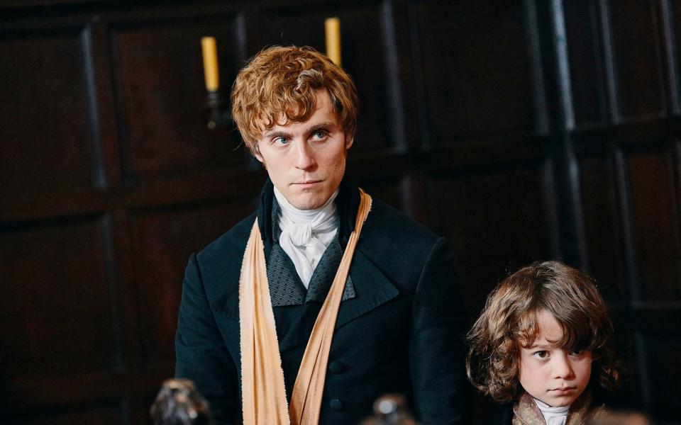 Farthing as George Warleggan in the BBC series Poldark - BBC