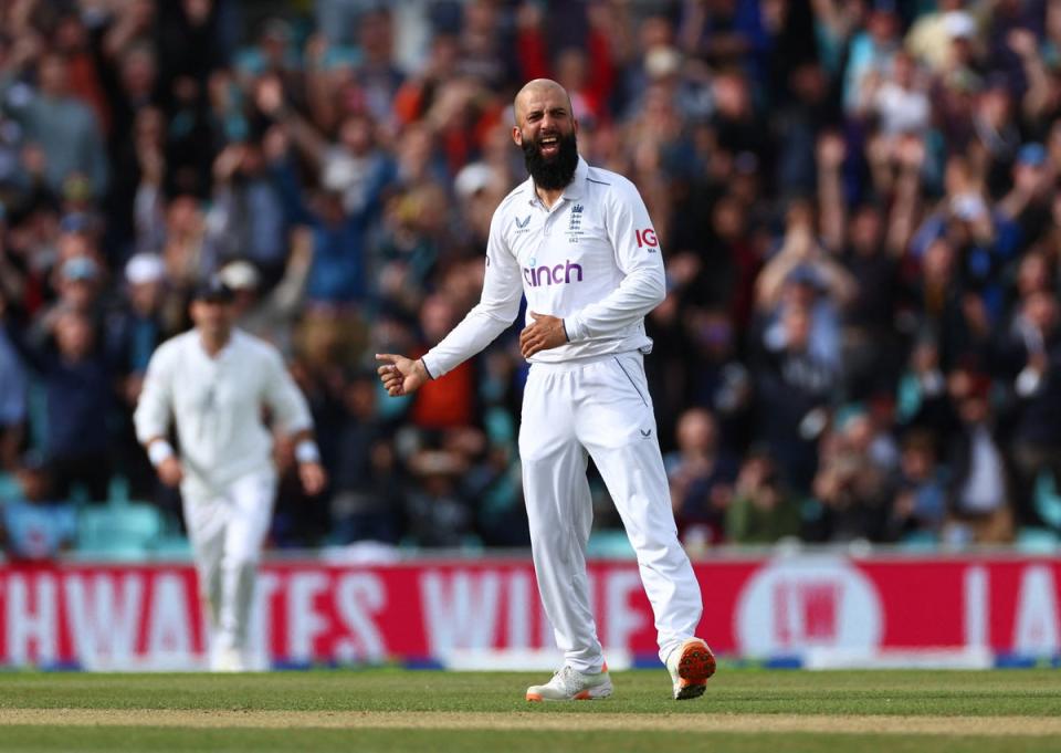 Ali took three crucial wickets as England won the final Test to level the series (Action Images via Reuters)