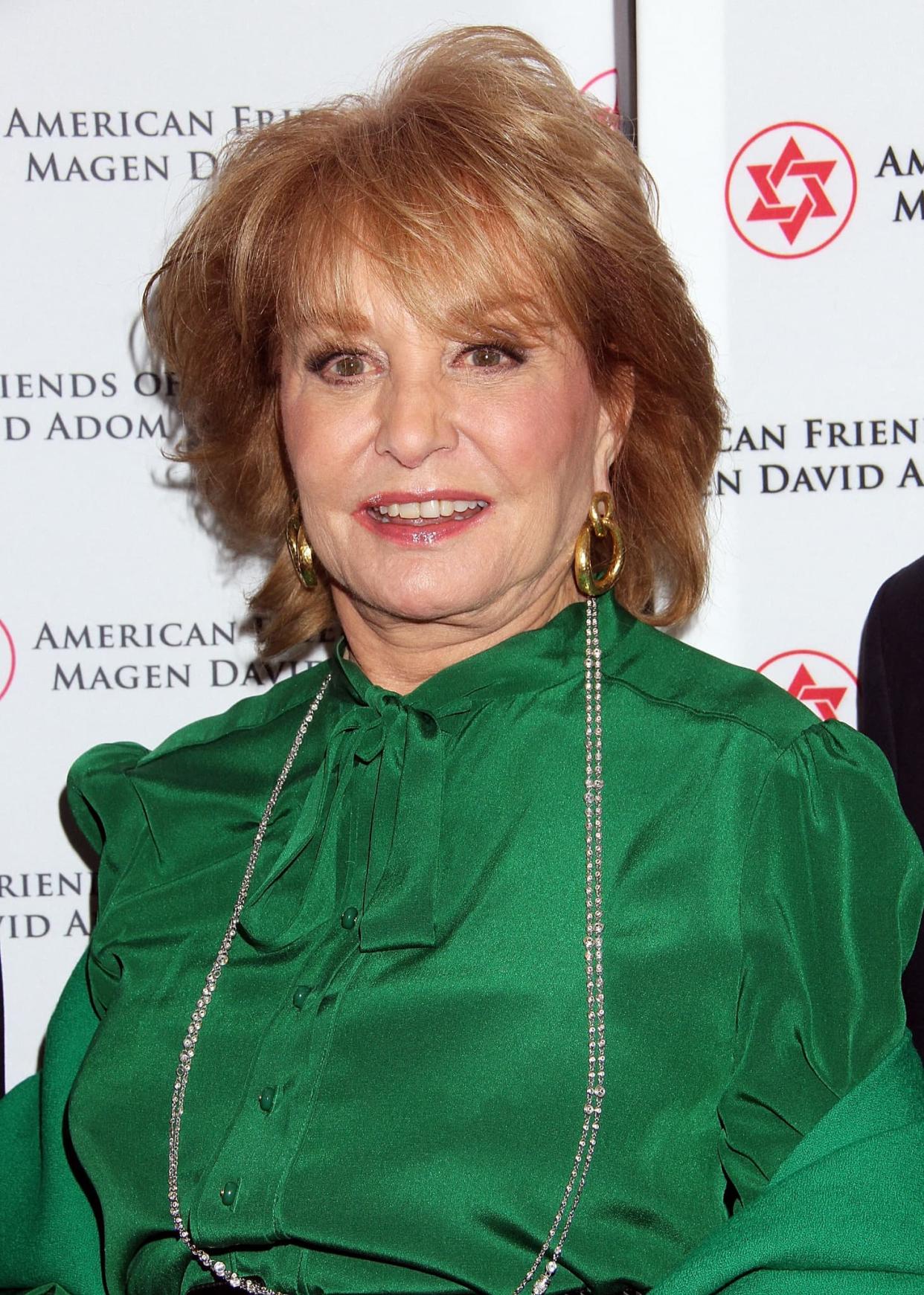 La journaliste américaine Barbara Walters, en 2015 à New York. - Laura Cavanaugh  - Getty Images North America - AFP