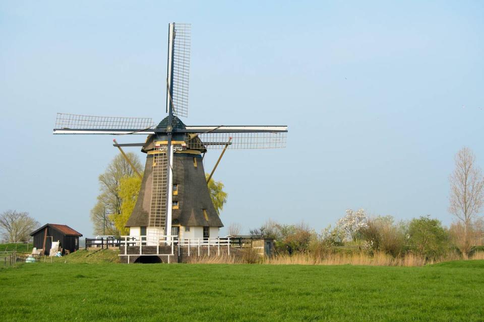 9) A Windmill in Amsterdam