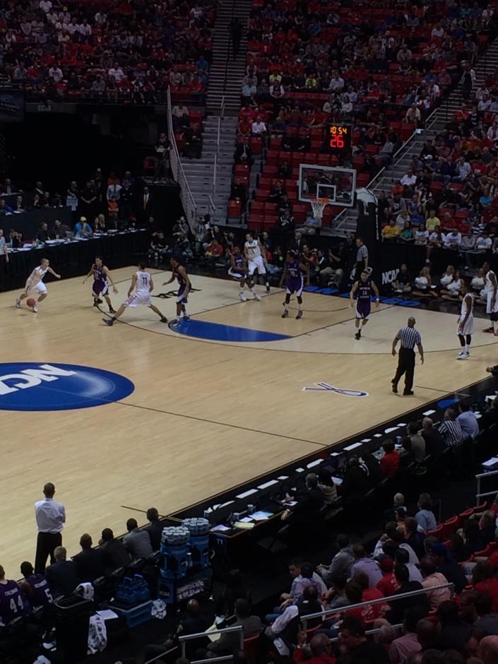 Student Taylor Messuri snapped this photo live from the game.