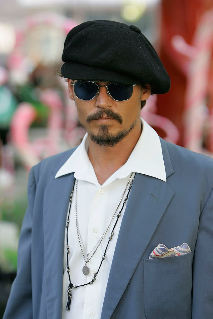 Johnny Depp Wears Hats 2011