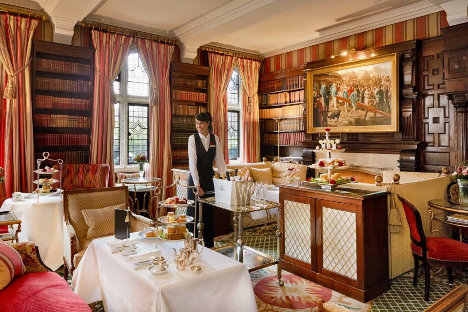 Tea room at The Milestone London hotel