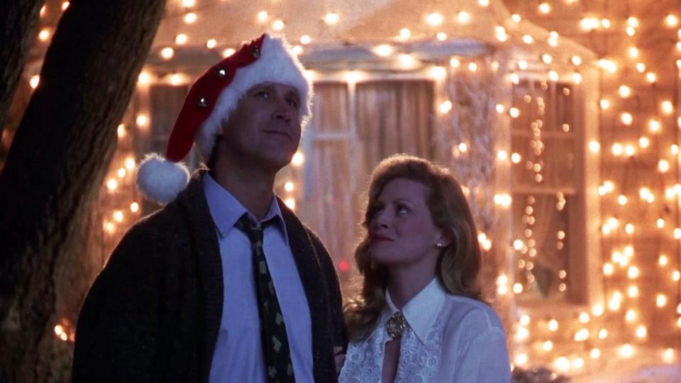 Chevy Chase and Beverly D'Angelo in "National Lampoon's Christmas Vacation." (Warner Bros.)