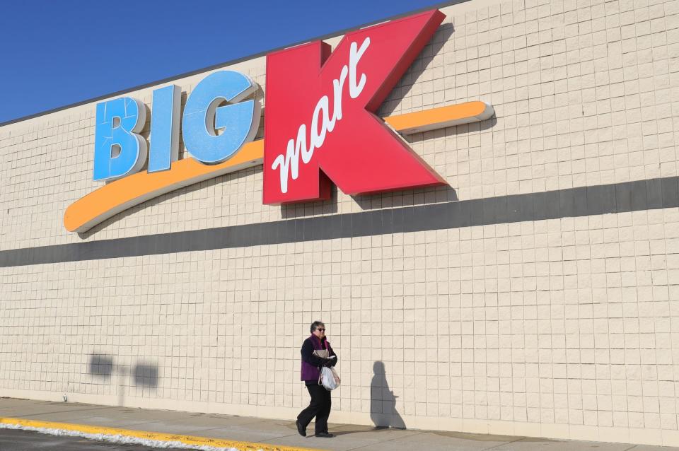 Exterior of the last standing Kmart store in Marshall on Thursday, Dec. 19, 2019.