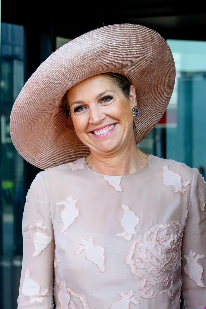 Queen Maxima participates in the Global Leadership Exchange held at the Jaarbeurs in Utrecht.