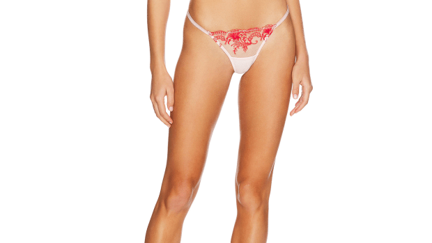 Fringe Ouvert Heart Shaped Panty