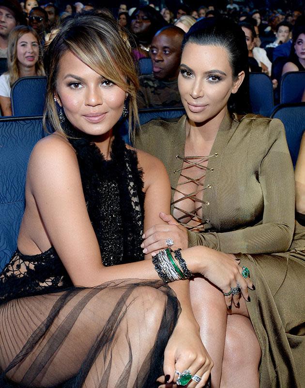 LOL! Chrissy Teigen and Kim Kardashian remember how Spanx