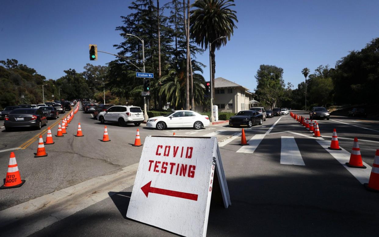 The United States set another single-day record of new coronavirus cases  - Mario Tama/Getty Images