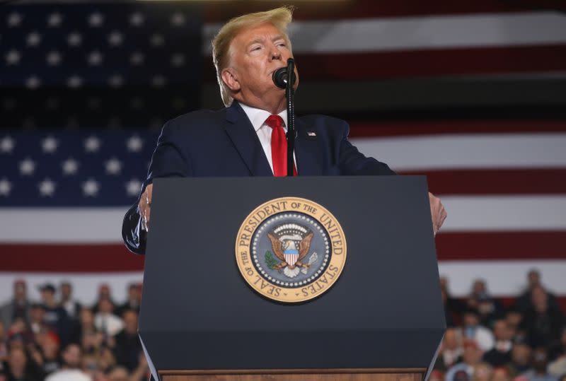 U.S. President Donald Trump campaign rally in Wildwood