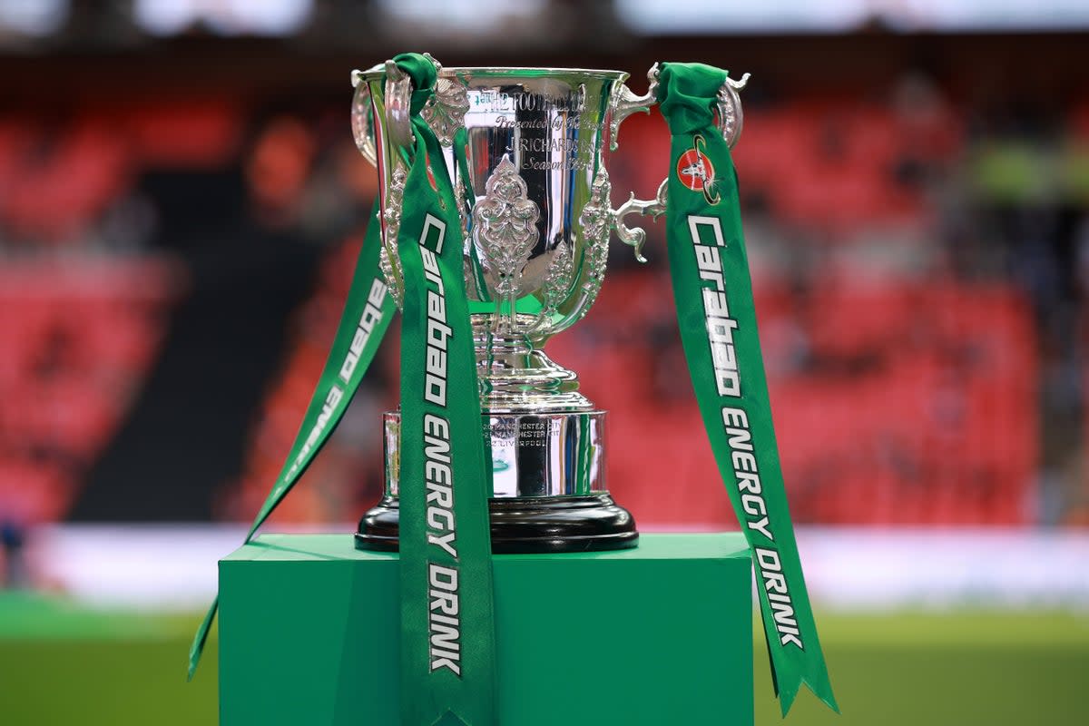Prize: Liverpool are the current holders of the Carabao Cup (Getty Images)